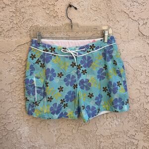 REI Floral Board Shorts Swim Trunks UPF 50 Girls XL 16/18